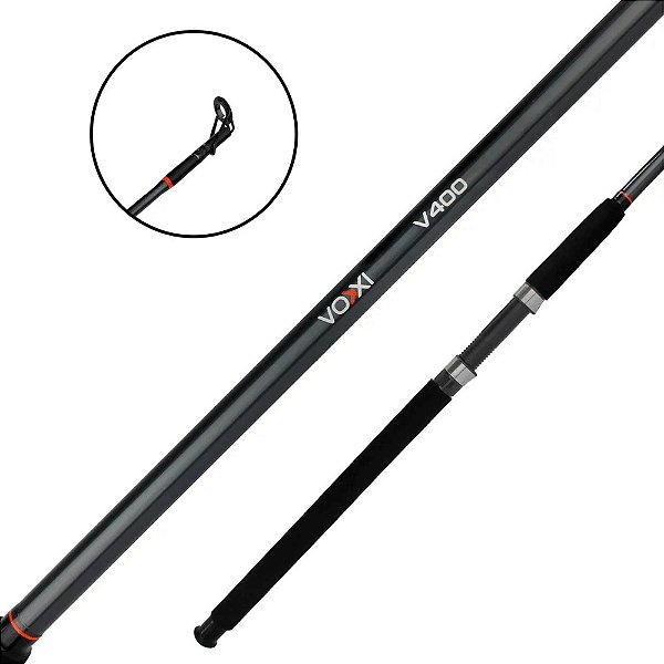 Vara Molinete V400 1,80m 15-30Lbs 2 Partes - Voxxi