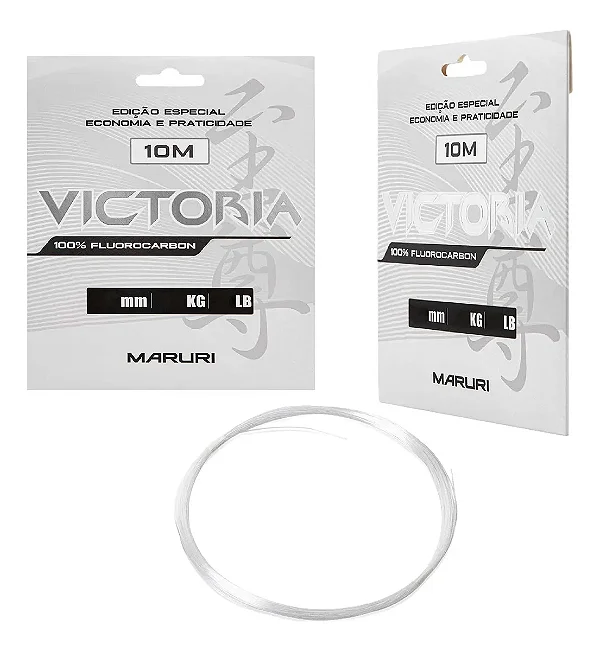 LINHA FLUORCARBON MARURI VICTORIA 10M - 0,80M