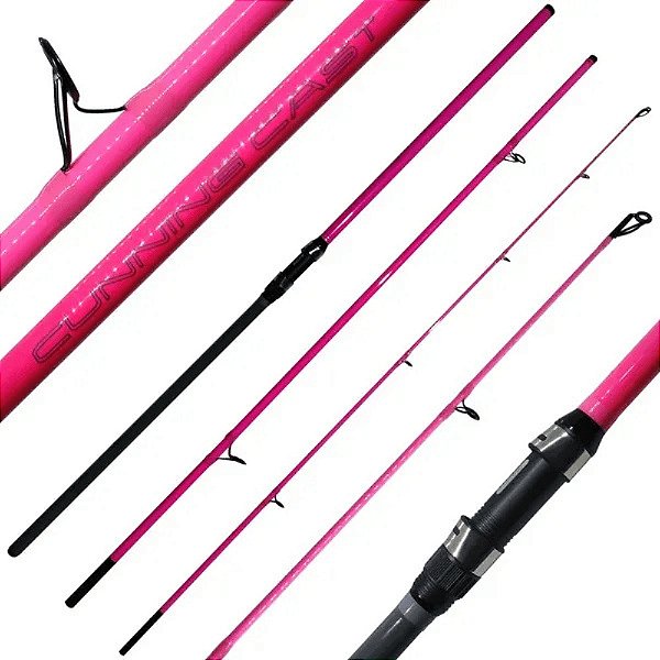 VARA MOLINETE CUNNING CAST 3,90M 100-200g ROSA- SAINT