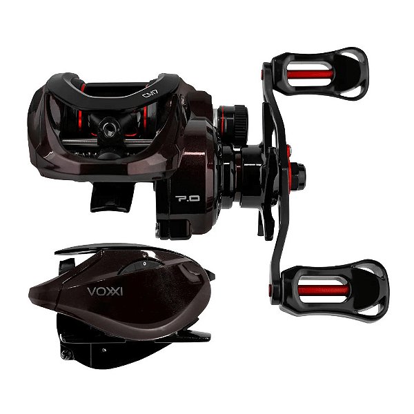 CARRETILHA VOXXI CM7 CASTING CARBON ESQUERDA