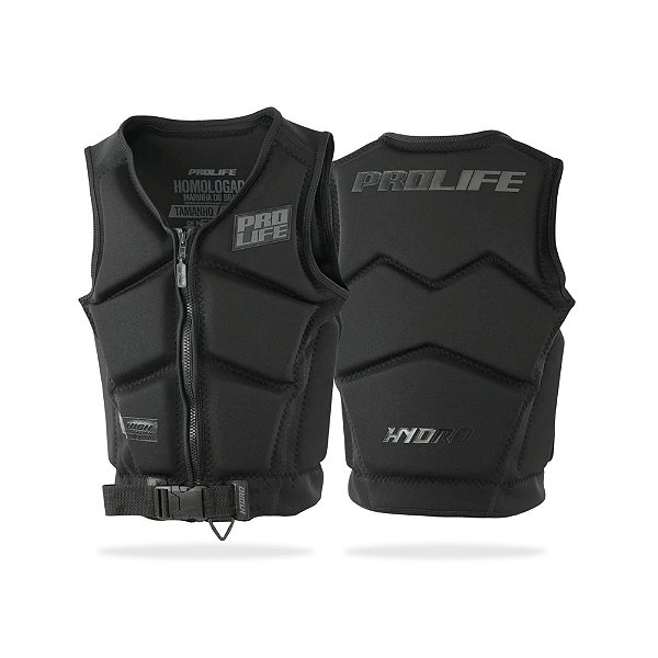 COLETE HOMOLOGADO SALVA VIDAS HYDRO PRO LIFE PRETO