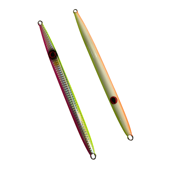 Jig Tarpon 135g rosa, Lima / Holográfico / laranja ,Glow LDK