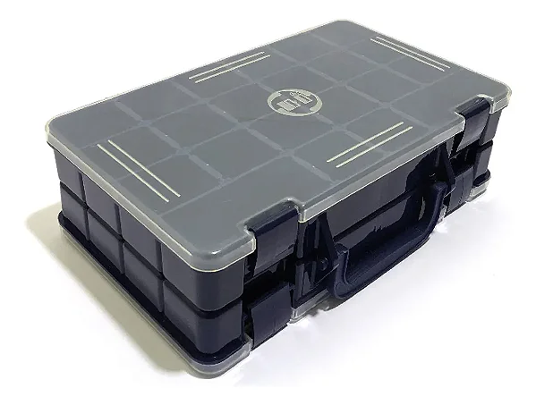 ESTOJO DUPLO 44 DIVISÓRIAS ED-44-A AZUL