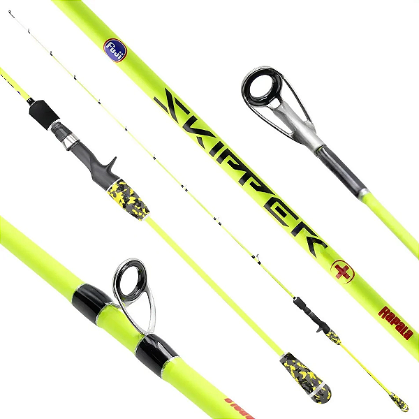 VARA CARRETILHA SKIPPER+ PE# 3 JIG: 40-150G AMARELA - RAPALA