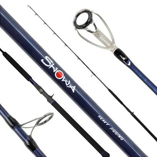 VARA CARRETILHA RAPALA SHOWA 6'0" 183M 300-500G 80-100LBS