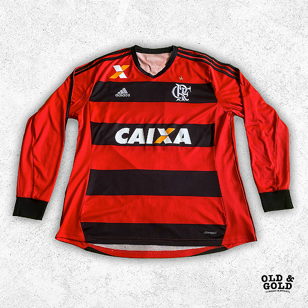 Camisa Flamengo 2013 Manga Longa "Elias" #8 - GG