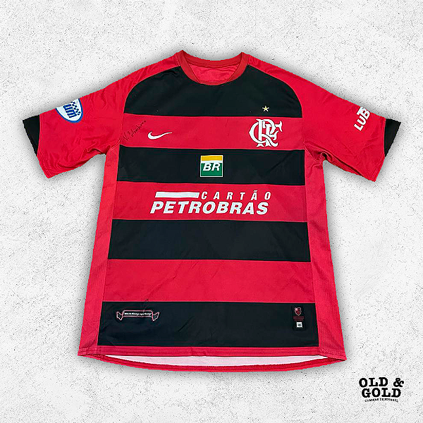 Camisa Flamengo 2007 #7 - G - Old & Gold
