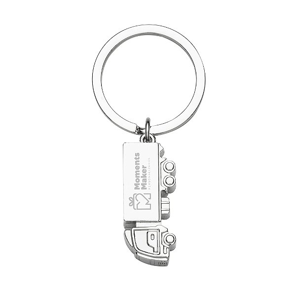CHAVEIRO DE METAL EM FORMATO DE CAMINHÃO - PERSONALIZE