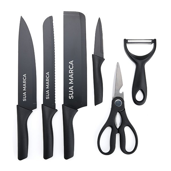 KIT CHURRASCO COM 6 PEÇAS - PERSONALIZE