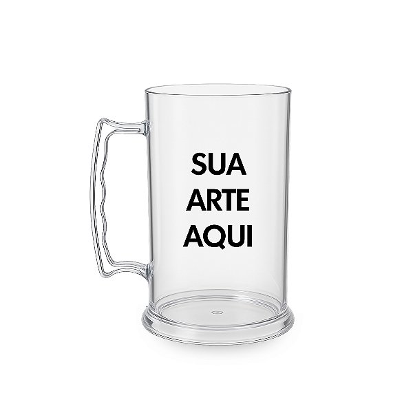 CANECA DE CHOPP EM ACRÍLICO 500ML | 50 UNIDADES - PERSONALIZE