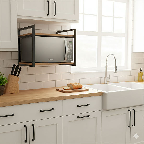 Prateleira Para Micro-ondas reforçada 60cm x 40cm