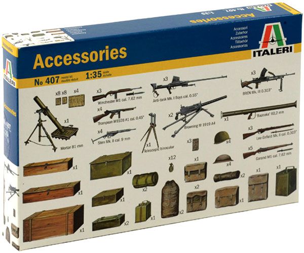Acessórios de militaria - 1/35 - Italeri 407
