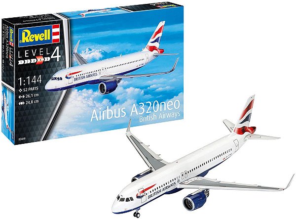 Airbus A320neo British Airways - 1/144 - Revell 03840