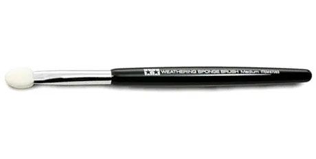 Escova com esponja para acabamento de intemperismo - Média - Tamiya 87083