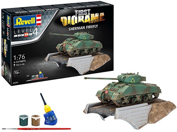 First Diorama Set - Sherman Firefly - 1/76 - Revell 03299