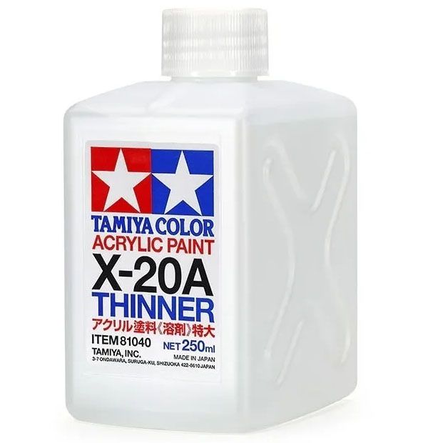 Diluente para tinta acrílica X-20A - 250 ml - Tamiya 81040