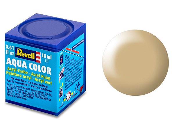 Tinta Acrílica Revell Aqua Color Bege Seda - Revell 36314