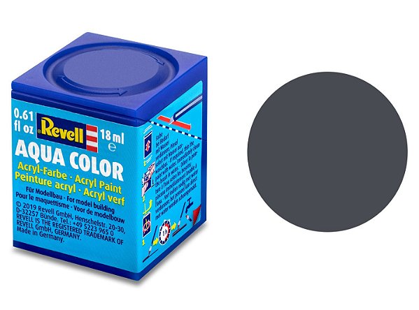 Tinta Acrílica Revell Aqua Color Cinza Tanque - Revell 36178