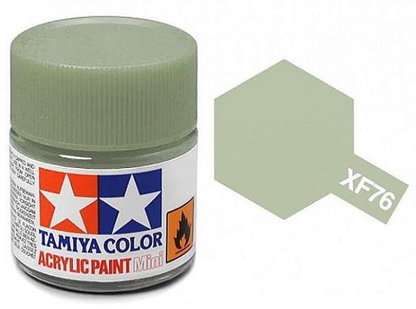 Tinta Acrílica Mini XF-76 Cinza Esverdeado (IJN) (10 ml) - Tamiya 81776