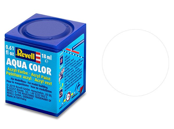 Tinta Acrílica Aqua Color Verniz Transparente Fosco - Revell 36102