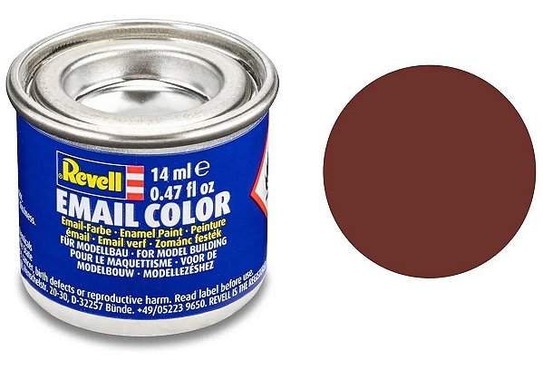Tinta Sintética Revell Email Color Marrom Avermelhado Fosco - Revell 32137