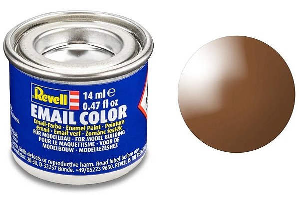 Tinta Sintética Revell Email Color Marrom Lama Brilhante - Revell 32180
