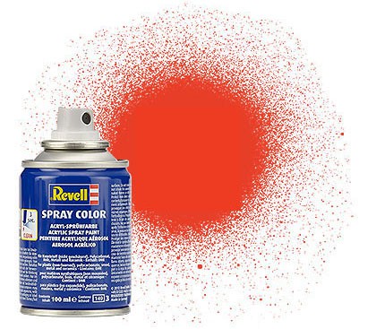 Tinta Spray Laranja Luminoso Fosco - 100 ml - Revell 34125
