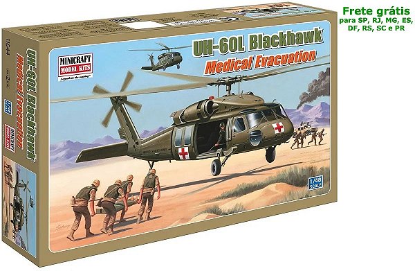 UH-60L Blackhawk Medical Evacuation - 1/48 - Minicraft 14644