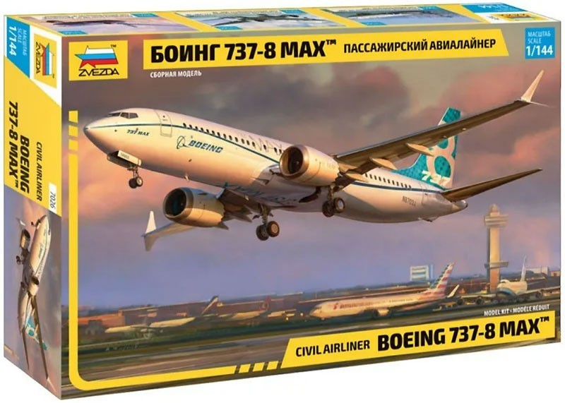 Boeing 737-8 MAX - 1/144 - Zvezda 7026