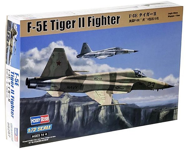 F-5E Tiger II Fighter - 1/72 - HobbyBoss 80207