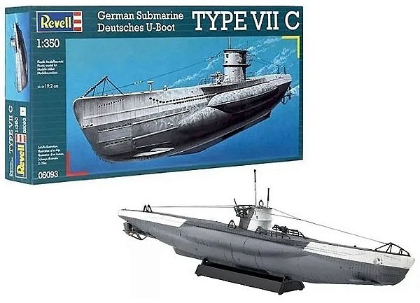 Submarino Alemão Type VII C - 1/350 - Revell 05093