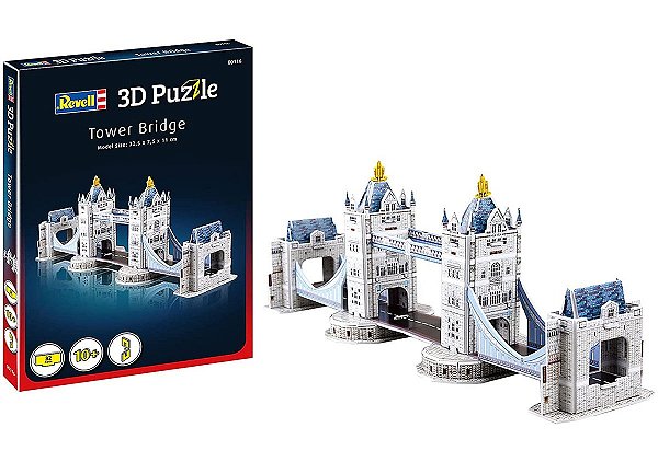 Quebra-cabeça 3D (3D Puzzle) Tower Bridge - Revell 00116
