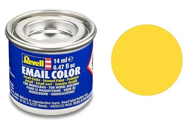 Tinta Sintética Revell Email Color Amarelo Fosco - Revell 32115