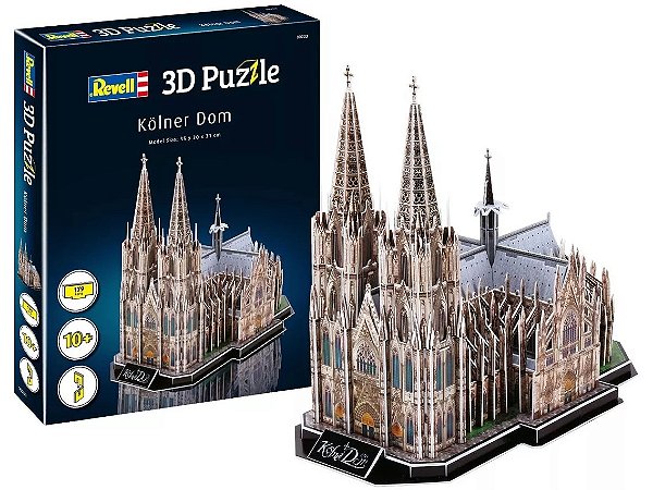 Quebra-cabeça 3D (3D Puzzle) Catedral de Colônia - Revell 00203