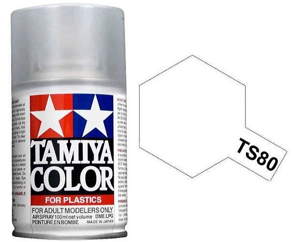 Verniz spray transparente fosco - TS-80 - Tamiya 85080