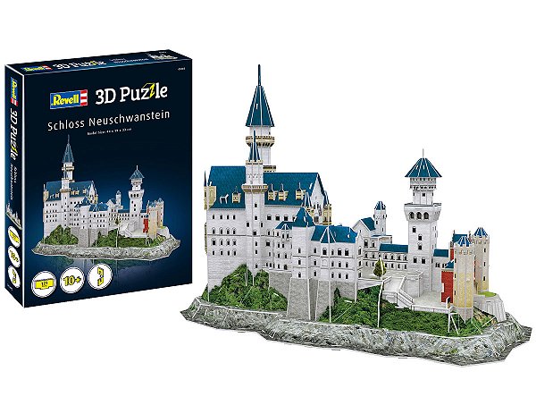 Quebra-cabeça 3D (3D Puzzle) Castelo de Neuschwanstein - Revell 00205 -  BLIMPS