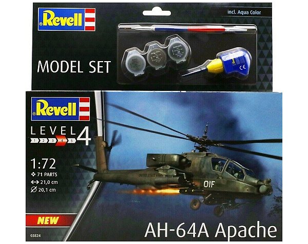 Model Set AH-64A Apache - 1/72 - Revell 63824