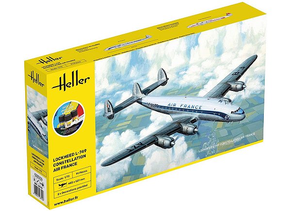 Starter Kit L-749 Constellation - 1/72 - Heller 56310