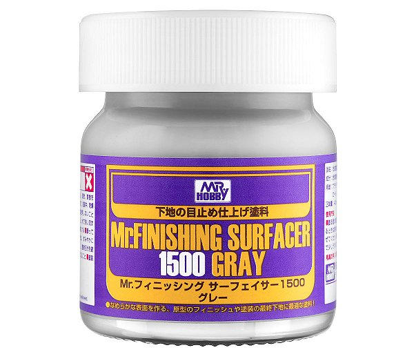 Mr.Finishing Surfacer 1500 - Primer Cinza - Mr.Hobby SF289