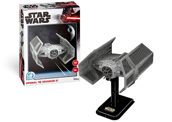 Quebra-cabeça 3D (3D Puzzle) Star Wars Imperial TIE Advanced X1 - Revell 00318