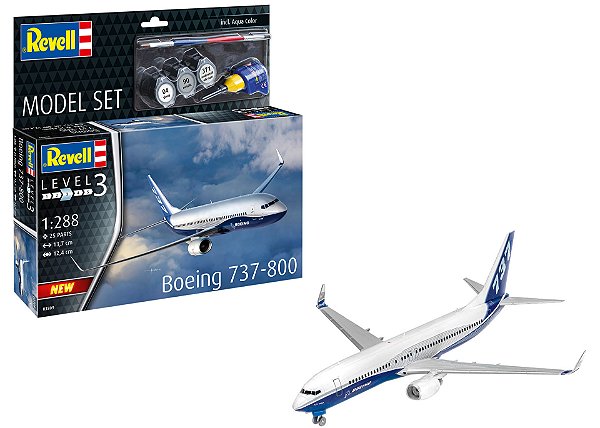 Model Set Boeing 737-800 - 1/288 - Revell 63809