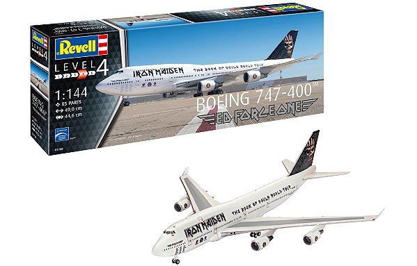 Boeing 747-400 Iron Maiden "Ed Force One" - 1/144 - Revell 03780