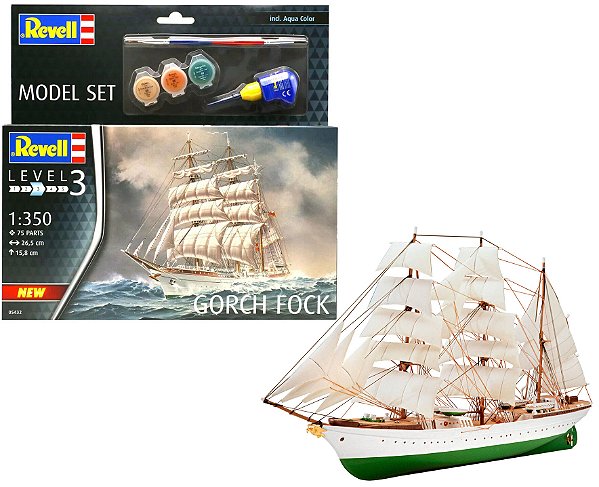 Model Set Gorch Fock - 1/350 - Revell 65432