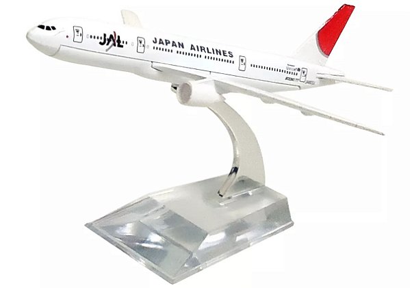 Miniatura Boeing 777 JAL - 16 cm