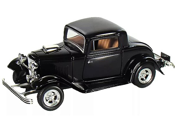 Miniatura Ford Coupé 1932 - preto - 1/24 - Motormax 73251