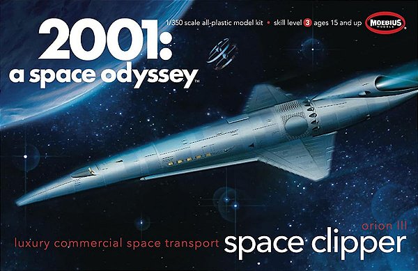 2001: A Space Odyssey - Orion III Space Clipper - 1/350 - Moebius 2001-12