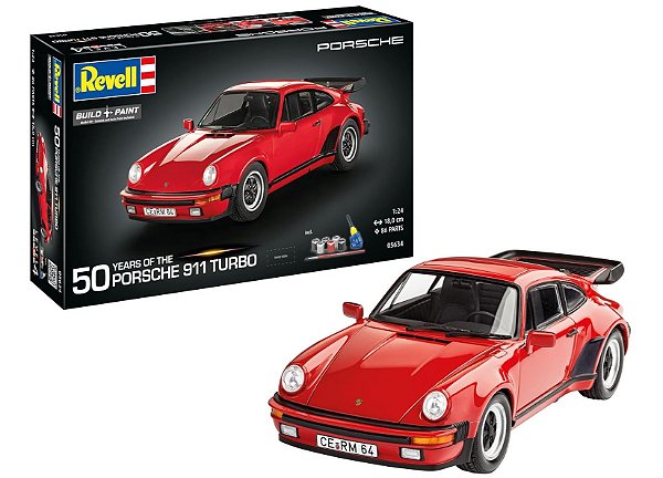 Poison Set Porsche 911 Turbo 50th Anniversary - 1/24 - Revell 05634