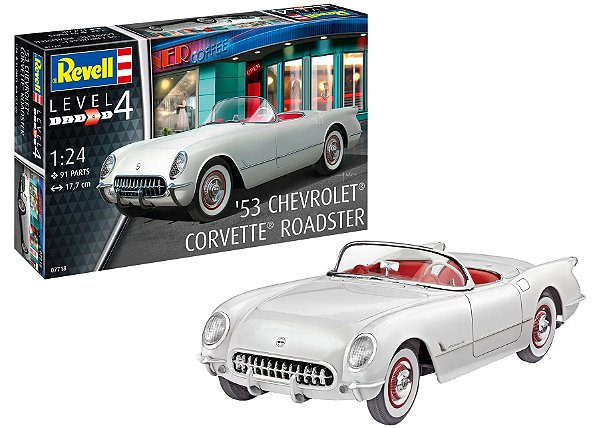 Chevrolet Corvette Roadster 1953 - 1/24 - Revell 07718