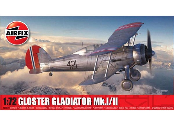 Gloster Gladiator Mk.I/Mk.II - 1/72 - Airfix A02052B