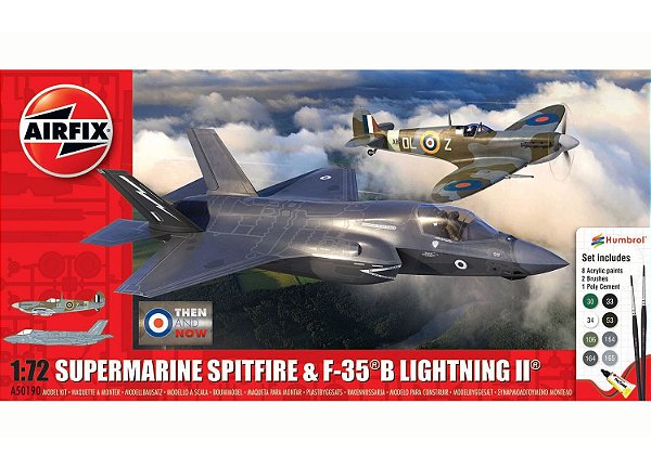 Gift Set Supermarine Spitfire & F-35B Lightning II - 1/72 - Airfix A50190